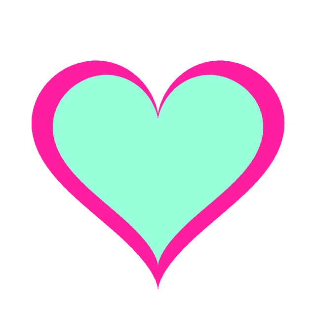 ficktok Dating – Logo mit mintgrünem Herz